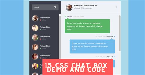 Image result for HTML CSS JavaScript Chat Code