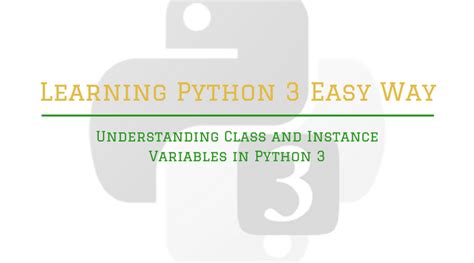 Image result for Instance Variables Python