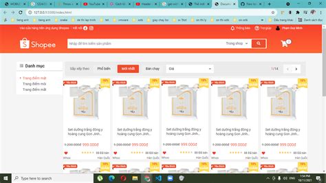 Image result for Shopee Website Bootstrap HTML CSS JavaScript