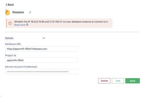Image result for Fire Store Connection Net Core