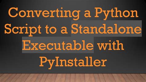Python Executable に対する画像結果