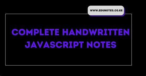 Image result for JavaScript Notes