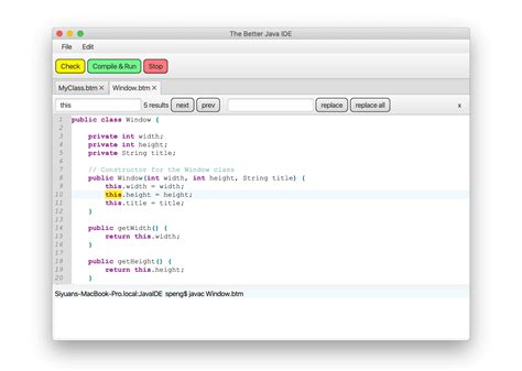 Toradh íomhá ar Java Compiler Source Code