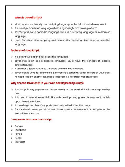 Image result for JavaScript Notes.pdf