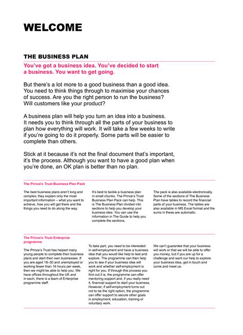 Image result for Good Example of Business Plan