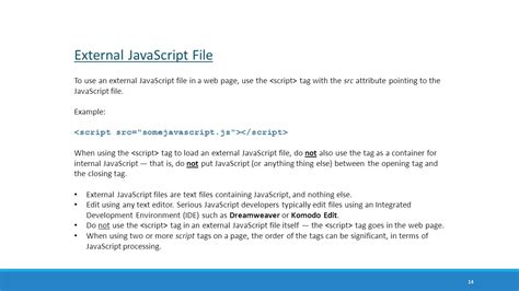 Image result for External JavaScript Code