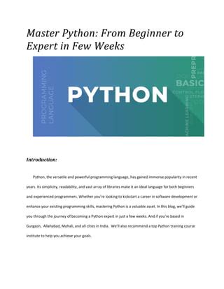 Image result for Master Python Programming PDF