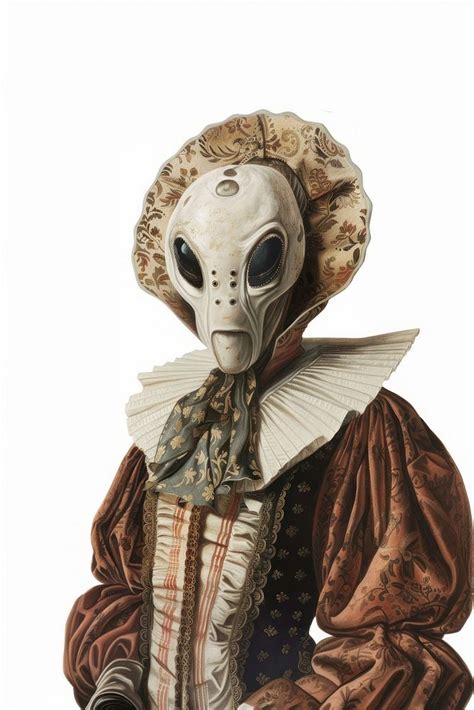 Alien art illustration painting. | Free Photo Illustration - rawpixel