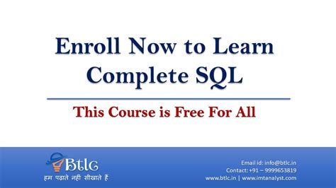 Image result for SQL Complete Course