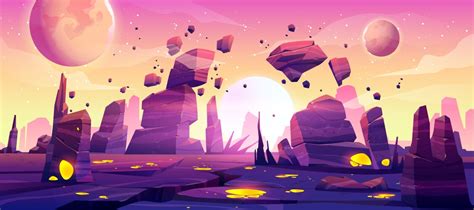 Image result for Alien World Vector Landscape