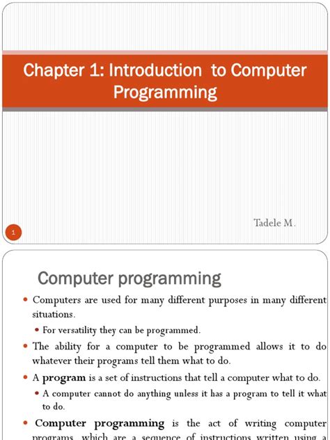 Image result for Computer Programming Chapter 1