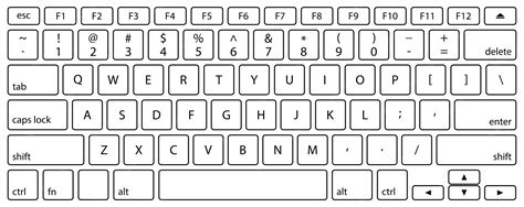 Toradh íomhá ar Computer Keyboard Vector Drawing