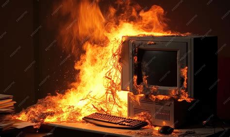 Image result for Basic Computer Burning