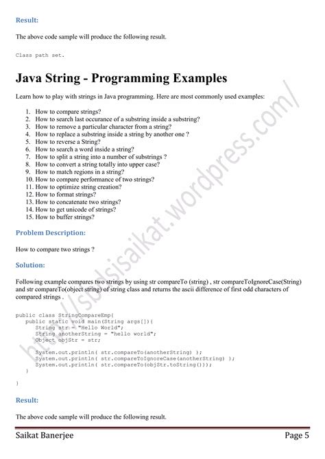 An Example Java Coding に対する画像結果