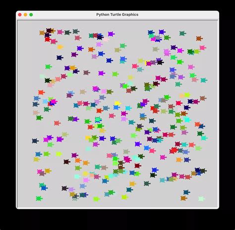Toradh íomhá ar Python Turtle Module