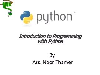 Image result for Python Programming Introduction PPT