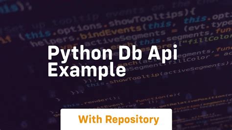 Image result for Python Database API