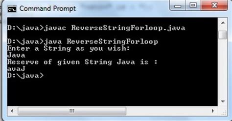 Image result for String Program Using for Loop in Java