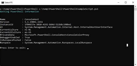 How to Execute a PowerShell Script に対する画像結果