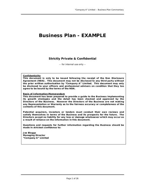 Image result for Good Example of Business Plan