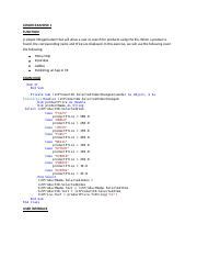 Image result for Visual Basic Assignment Example