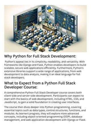 Image result for Python Full-Stack Course