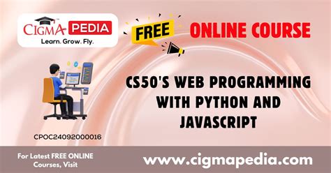 Image result for CS50 Web Programming with Python and JavaScript