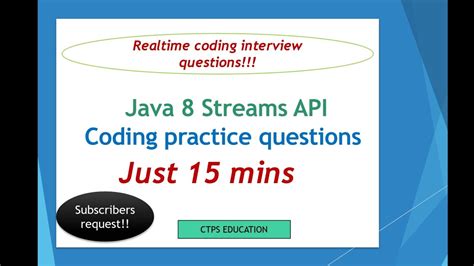 Afbeeldingsresultaten voor Java Stream API Interview Questions