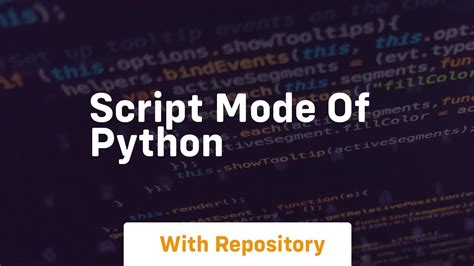 Image result for Python Script Mode