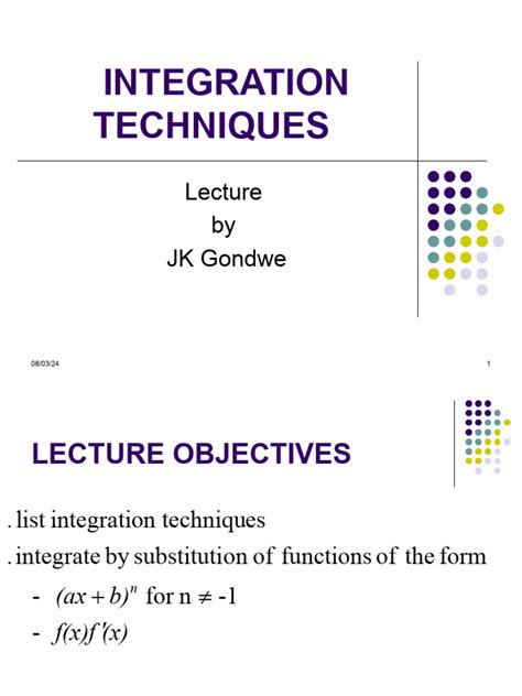 Integration Methods Examples に対する画像結果