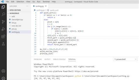 Image result for Quick Sort Python Code