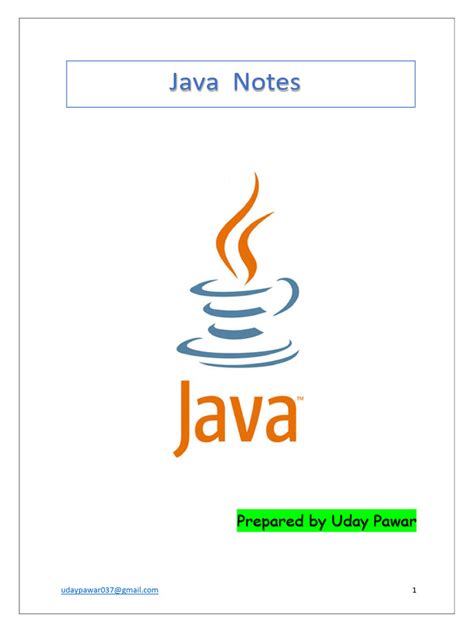 Image result for Java Notes for Beginners