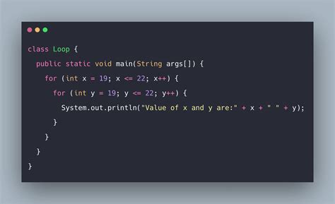 Image result for Java Loop Code