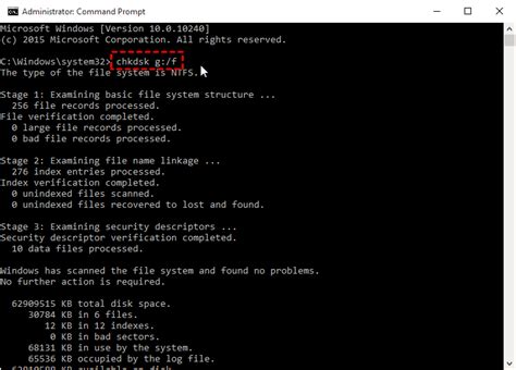 Image result for Check Disk Command-Prompt