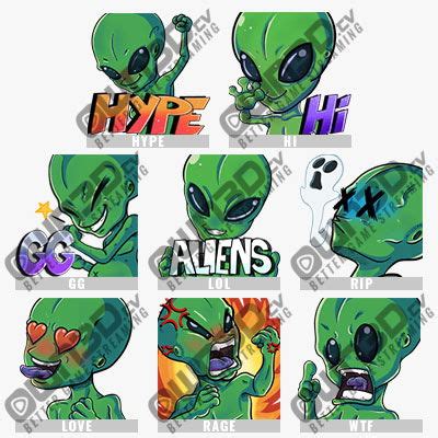 Image result for Alien Emotes