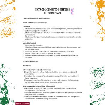 Image result for Genetic Inheritance Free Science Lessons