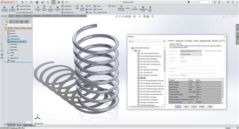 Bildergebnis für SolidWorks Spring Design Tutorial