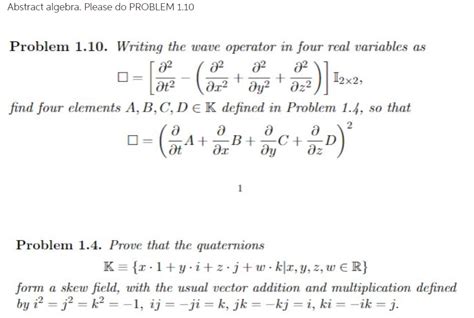 Image result for Abstract Algebra Examples
