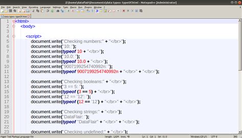 Image result for JavaScript Variable Types