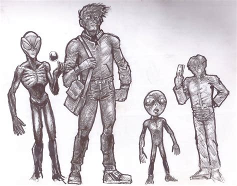 More Alien types by Skullsaber on DeviantArt