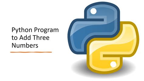 Image result for Python Code Adding 3 Numbersa