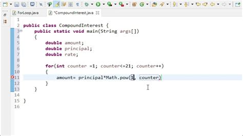 Image result for Compound Interest Java Program