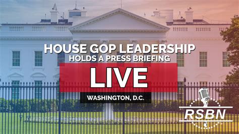 LIVE: House GOP Leadership Holds a Press Briefing – 7/22/25