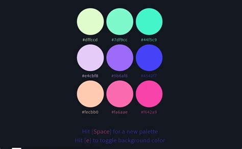 JavaScript Color Palette に対する画像結果