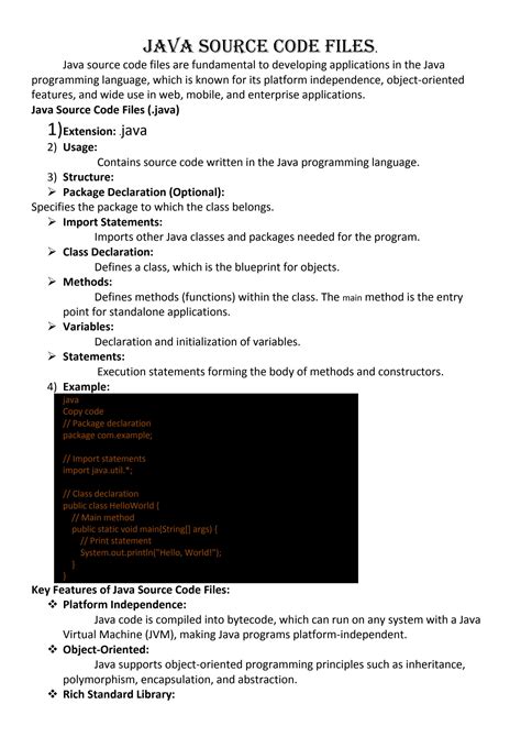 Image result for Java Source Code File