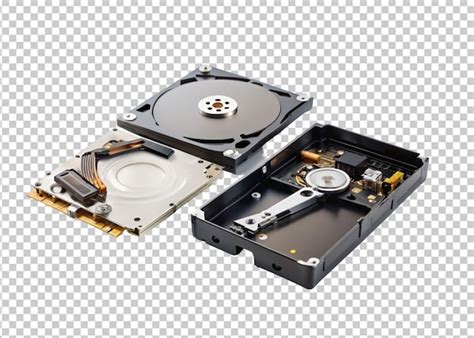 Parts of a hard disk belonging to computer hardware | Premium AI ...