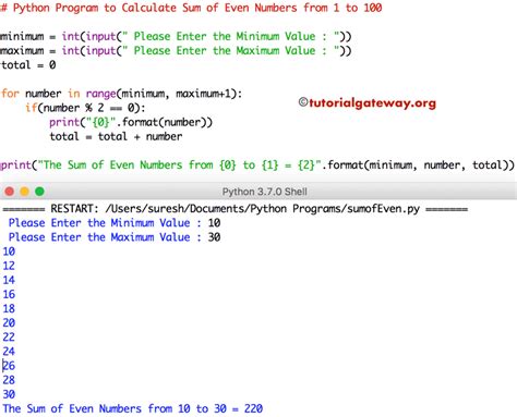 Image result for Python Compiler Code for Even Numbers