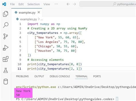Image result for Array Python Code