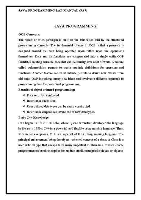 Image result for Java Programming Lab