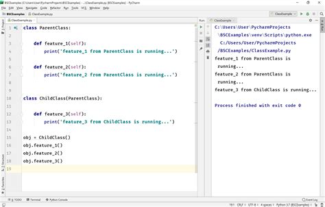 Python Class Inheritance Example に対する画像結果